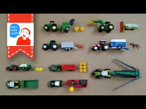 Learning Farm Vehicles Names for kids with siku