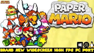 You Need To Play This New Paper Mario N64 PC Port! #papermario #remasteredgames #fangame