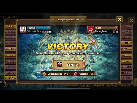 G3 Siege vs PhongTrao 1v1 - Summonerswar