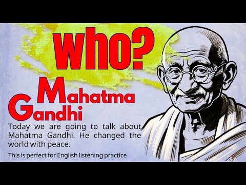 The Story of Mahatma Gandhi | Learn English Through Story Level 3
