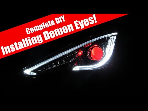 I did a thing... [Installing Demon Eyed Headlights]