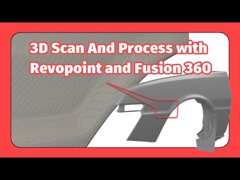 Using Scan Spray and a Revopoint Miraco to Scan A Car Fender | Settings to Capture and Process