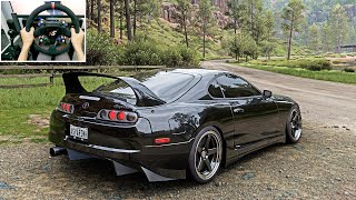 800HP Toyota Supra MK4 - Forza Horizon 5 | Simagic Alpha Ultimate gameplay 800HP Toyota Supra MK4 - Forza Horizon 5 | Simagic Alpha Ultimate gameplay