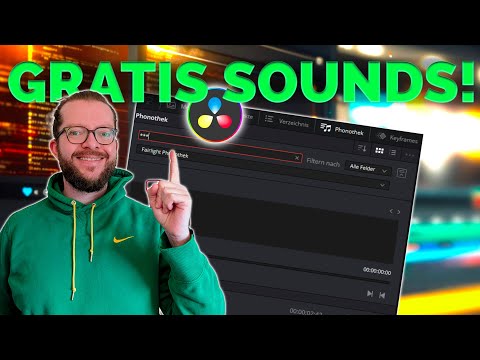 500+ GRATIS Sounds! 🤫 Versteckte Sound Library in DaVinci Resolve freischalten