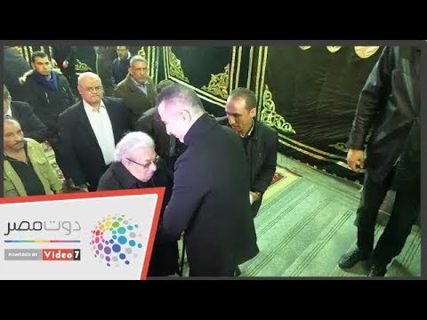 خالد ذكى وفلوكس وتامر عبد المنعم بعزاء سعيد عبد الغنى