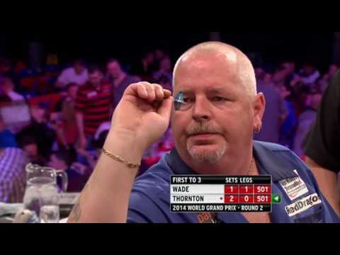 TWO NINE-DARTERS IN ONE MATCH | Wade and Thornton - 2014 World Grand Prix