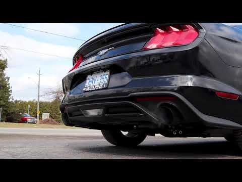 MBRP 3" Cat Back Race Series Exhaust on 2019 Ford Mustang 2.3 Ecoboost