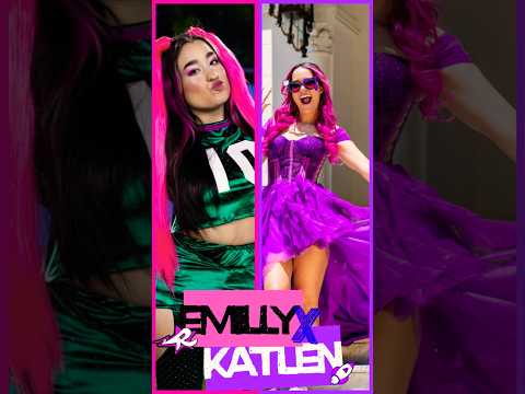 EPIC BATTLE! 🎤 Katlen vs EMILLY VICK: Who WINS the Challenge? #shorts