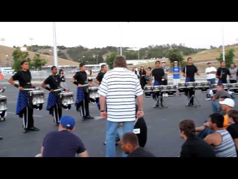 Blue Devils Drumline 2012 in the lot