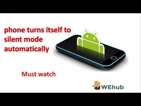 Auto silent mode Android | Turn itself on silent mode