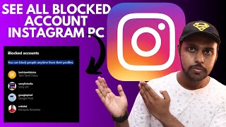 See all blocked account instagram pc | how to see all blocked account instagram