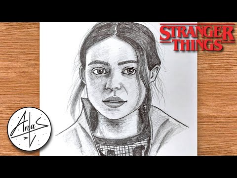 How To Draw Max | Stranger Things Drawing Tutorial Easy
