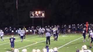 preview picture of video 'Hanover at East Bridgewater football game played on 9/19/14'