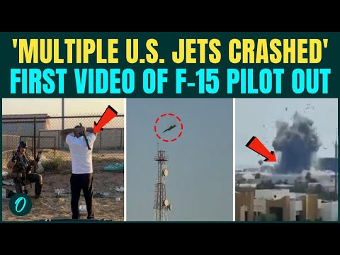 UNSEEN Footage of Crashed U.S. F-15 Pilot Goes Viral | Multiple Jets Crash in Kuwait Against Drones