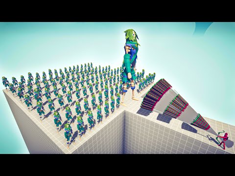 100x SKELETON ZOMBIE & GIANT vs EVERY GOD - 🏹Totally Accurate Battle Simulator