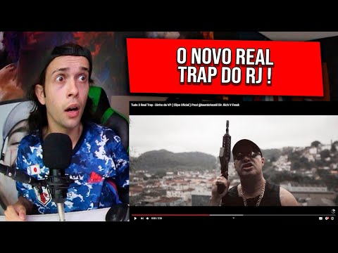 (O NOVO REAL TRAP DO SP 🔥) REAGINDO a Tudo 3 Real Trap - Dinho da VP ( Clipe Oficial ) - REACT