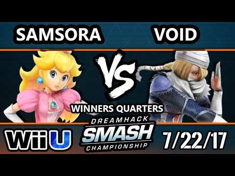 DHATL17 Smash 4 - Samsora (Peach) Vs. CLG | Void (Sheik) - Winners Quarters - Smash Wii U