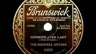 1933 Boswell Sisters - Sophisticated Lady