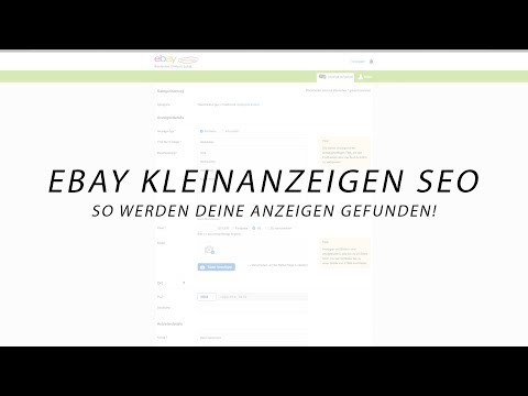 eBay Kleinanzeigen SEO Tipps für mehr Sichtbarkeit!
