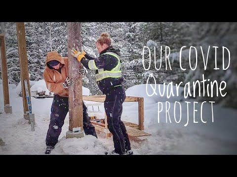 Building a Deck. In the Winter. While Sick with Covid.