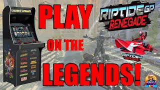 AtGames Legends Ultimate play Zombie Pinball, Aegis Defenders, and Riptide Renegade!