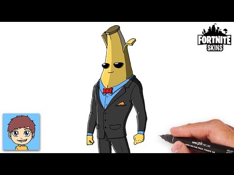 Comment Dessiner Fortnite Agent Peely Facilement – Dessin Fortnite Facile