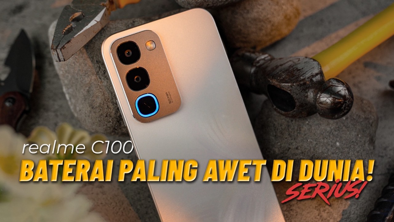 TES BANTING & BATERAI 8000mAh realme C100 !! 