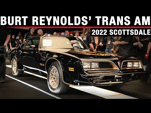 SOLD! Burt Reynolds' 1977 Pontiac Firebird Trans Am SE - BARRETT-JACKSON 2022 SCOTTSDALE AUCTION