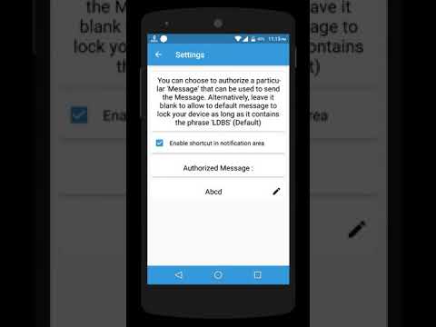 Lock Device By Sms Video