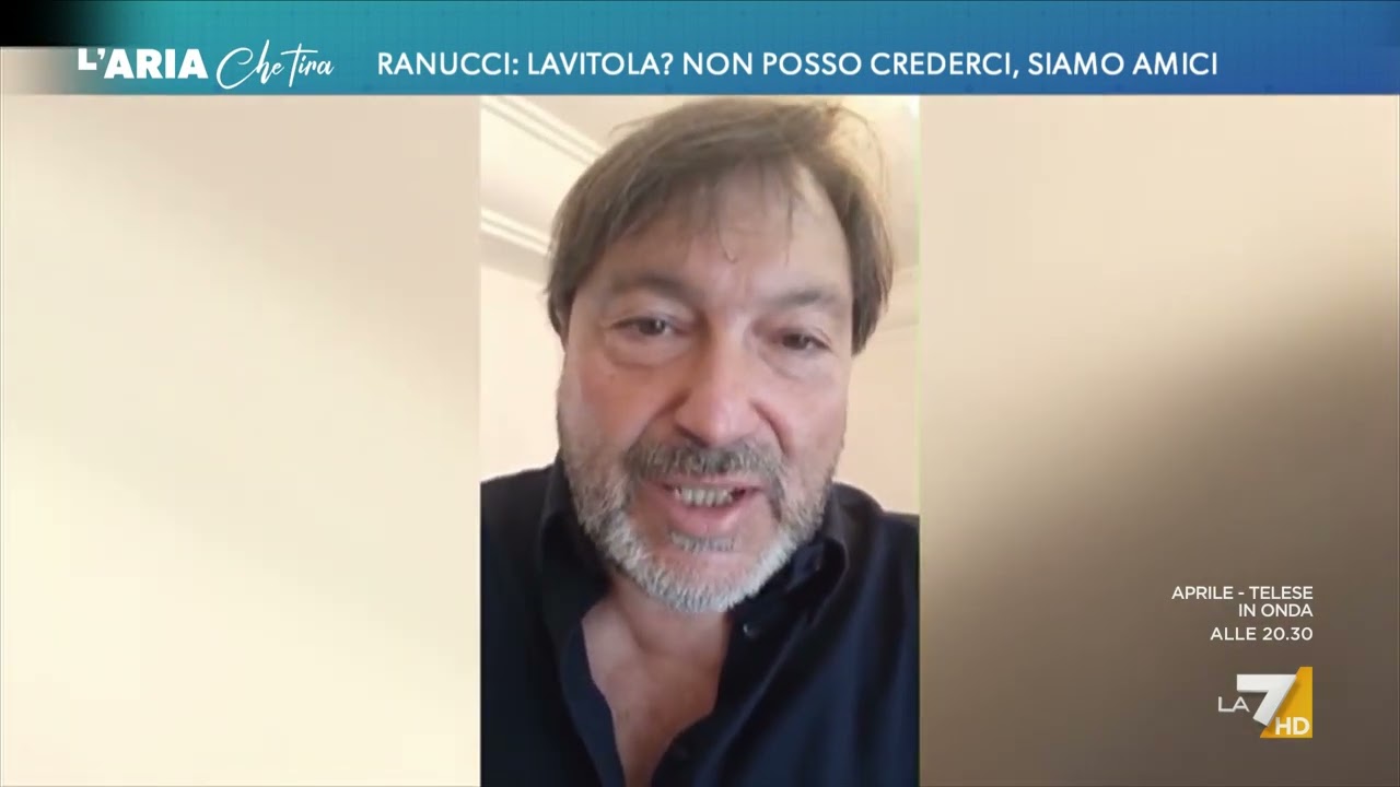 Sigfrido Ranucci: "Non nascondo un certo stordimento perché con Valter Lavitola abbiamo un ...