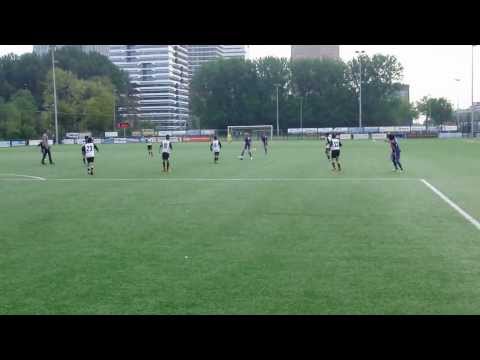 Buitenveldert D2- RAP D1 bekerwedstrijd, doelpunt Berend