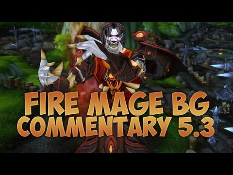Fire Mage Battleground PvP Commentary - Deepwind Gorge [5.3]