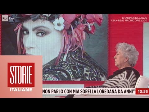 Leda Bertè: "Non parlo con mia sorella Loredana da anni" - Storie italiane 13/02/2019
