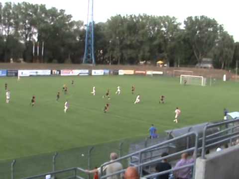 2.08.2014: Odra Opole - Ruch Zdzieszowice 2:1 - zwycięski gol dla Odry - historia-odry.opole.pl