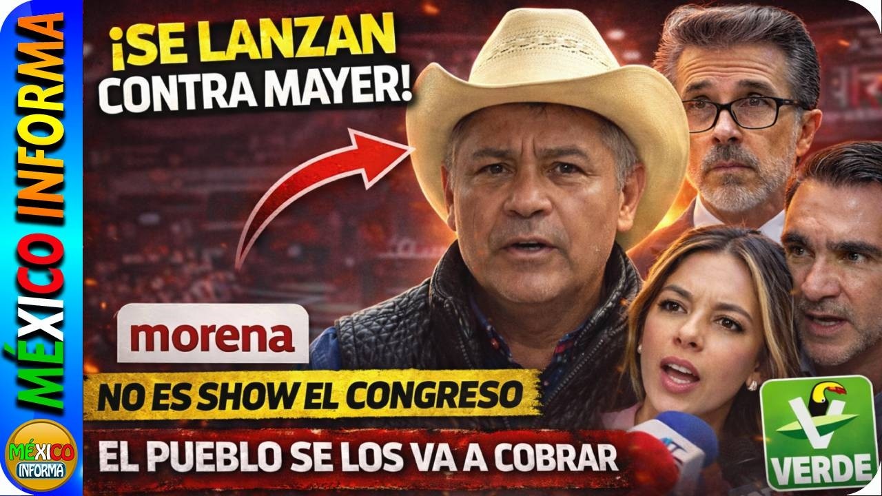 SE LANZAN CONTRA SERGIO MAYER. SUPLENTE NO SE DEJA. EL VERDE SE SIENTE SOÑADO. IRAN SOLOS DICEN.