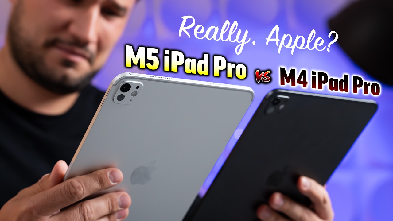 M4 vs M5 iPad Pro Comparison - How did Apple do THIS? 🤯