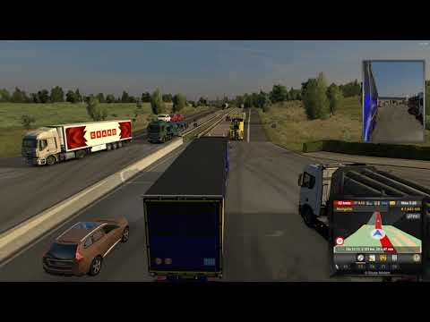 Euro Truck Simulator 2 - Vranje (Servia) Border to Szeged (Hungary) border