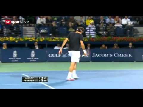 Roger Federer vs Andy Murray ATP Dubai 2012 Final Highlights HD