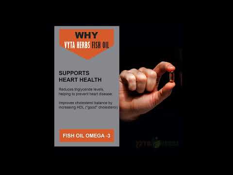2500mg vyta herbs omega 3 fish oil softgel capsule
