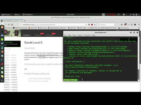 Wargame: Bandit Level 0 → Level 1
