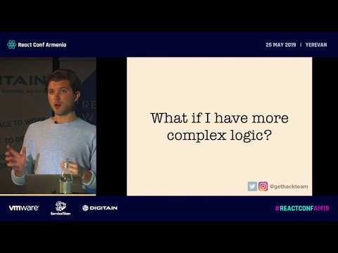 Handling Large-Scale State-Management with Context and Hooks by Roy Derks | ReactConfAM19