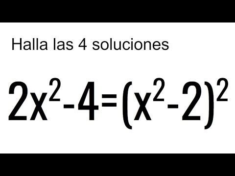 ESTA ECUACIÓN TIENE 4 SOLUCIONES. ¿SABES HALLARLAS?