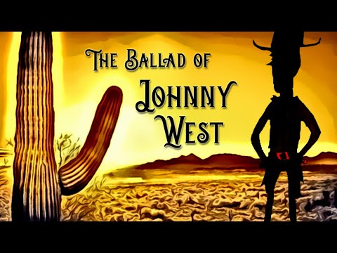 APRIL MOON - The Ballad Of Johnny West - A stick-puppet movie musical.