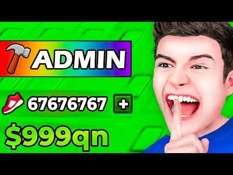 Ich TROLLE mit ADMIN COMMANDS in Escape Tsunami for Brainrots