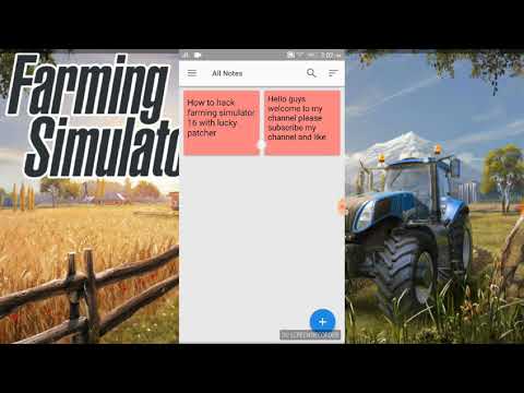 How to hack farming simulator 16 with lucky patcher (root needed)