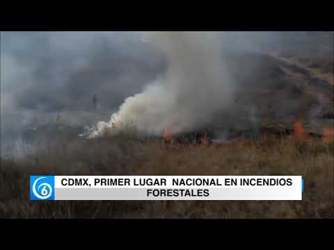 CDMX, primer lugar a nivel nacional en incendios forestales