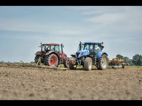 Field works 2018 - New Holland T7040 & Zetor Forterra 110 HS ; Adorex Dolinka
