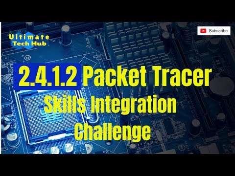 2.4.1.2 Packet Tracer - Skills Integration Challenge with Answers  English