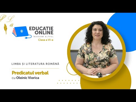 Limba și literatura română, Clasa a VI-a, Predicatul verbal