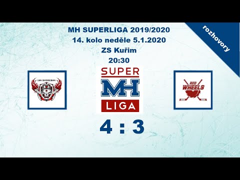 MH SUPERLIGA 14. kolo 2019/2020 Los Bomberos vs Red Wheels 4:3 - rozhovory